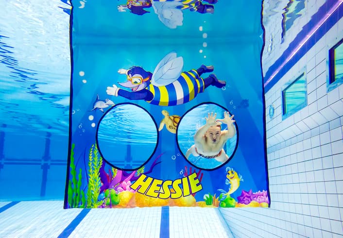 Op maat gemaakt duikzeil voor in het zwembad kopen voor kinderen